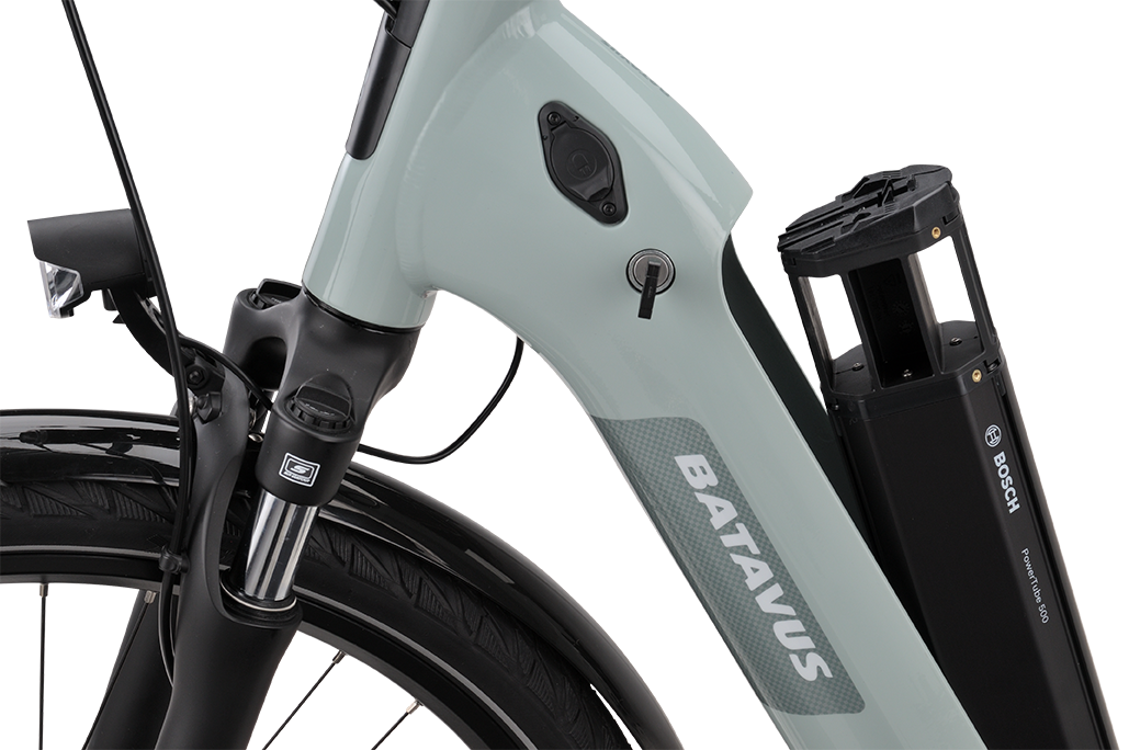 batavus fahrrad mit riemenantrieb Altura Power Pro Exclusive, integrierter Akku, starker Bosch Motor und Riemenantrieb